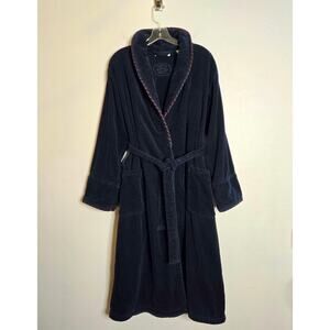 Vintage Laura Ashley 100% Cotton Robe OS Luxurious Thick Comfy Loungewear Spa